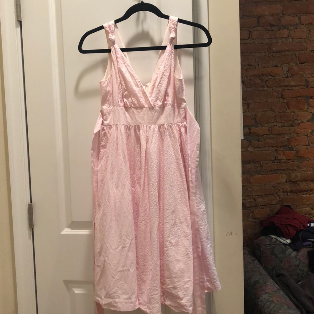 Pink Seersucker Vineyard Vines Dress Size 0